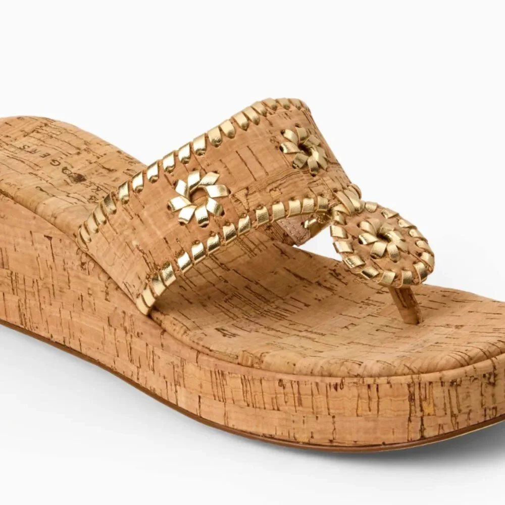 Jack Rogers Jacks Mid Wedge - White - Picture 3 of 3